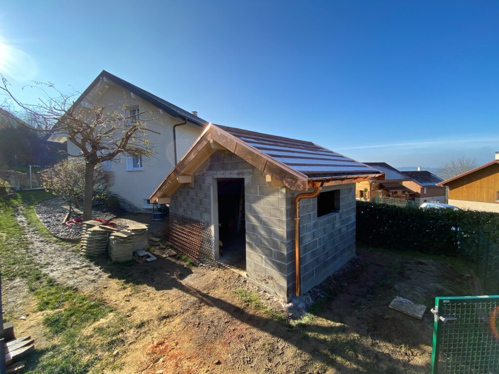 abri habillages en cuivre